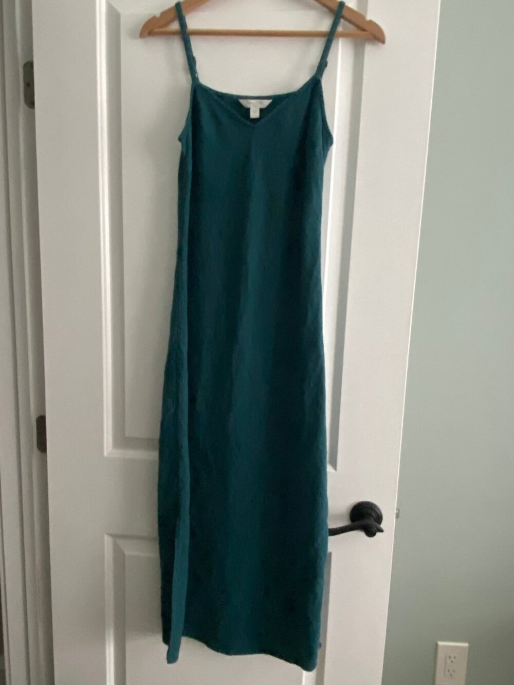 Garnet Hill Adele Linen Slip Dress
